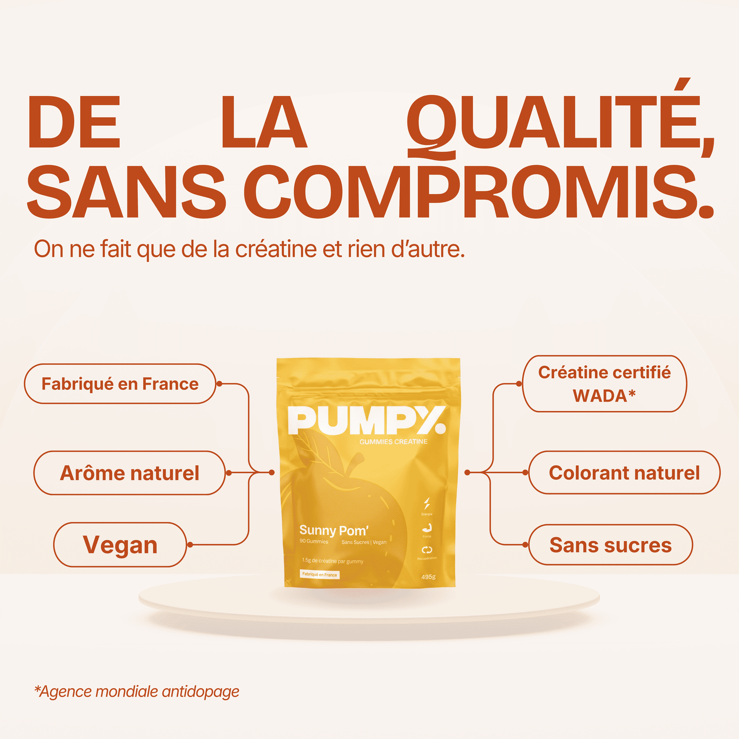 Pumpy Creatine Gummies - Sunny Pom'