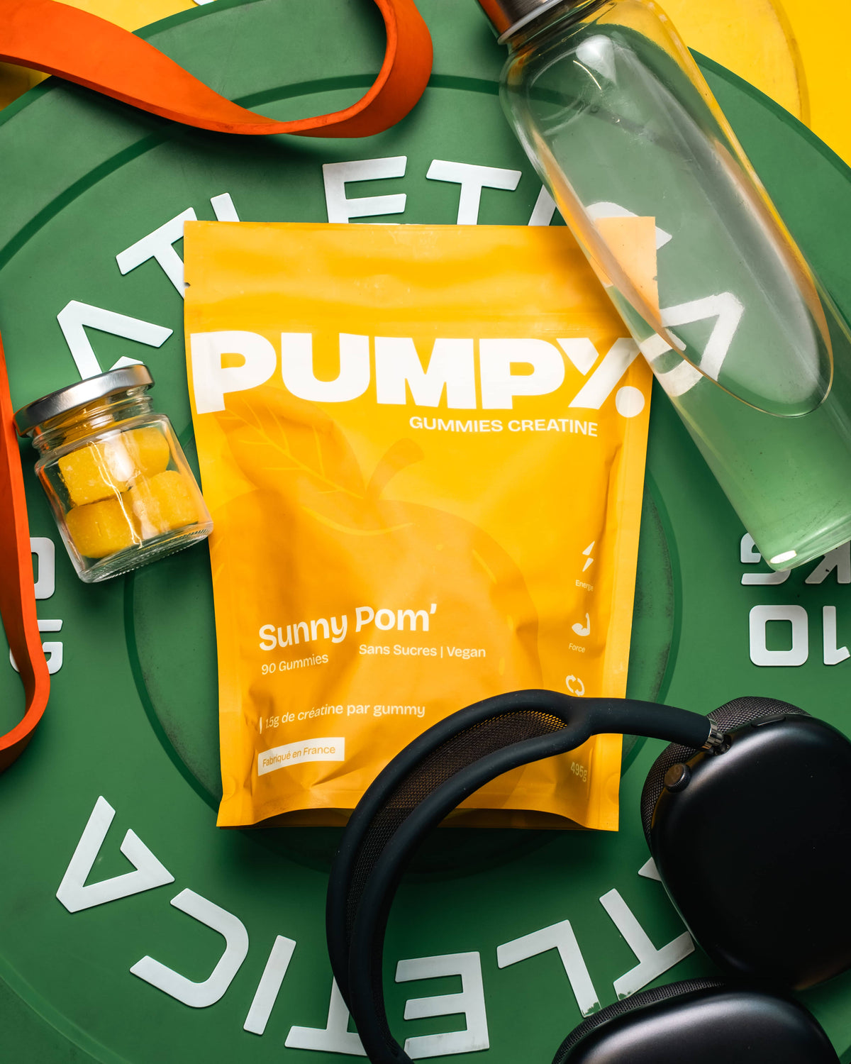 Pumpy Sunny Pom gummies creatine